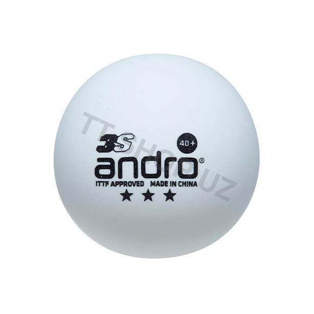 Мячи Andro Speedball 3S 40+ 3★ — 3 шт.